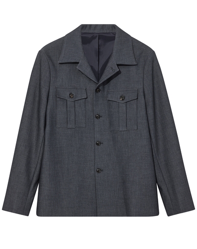 Mos Mosh Gallery - MMGJacob Deflex Overshirt - Navy